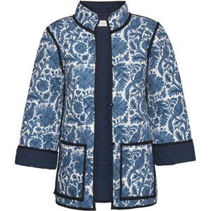 EUC Daydress Quilted Jacket Blue Pheasant Size S